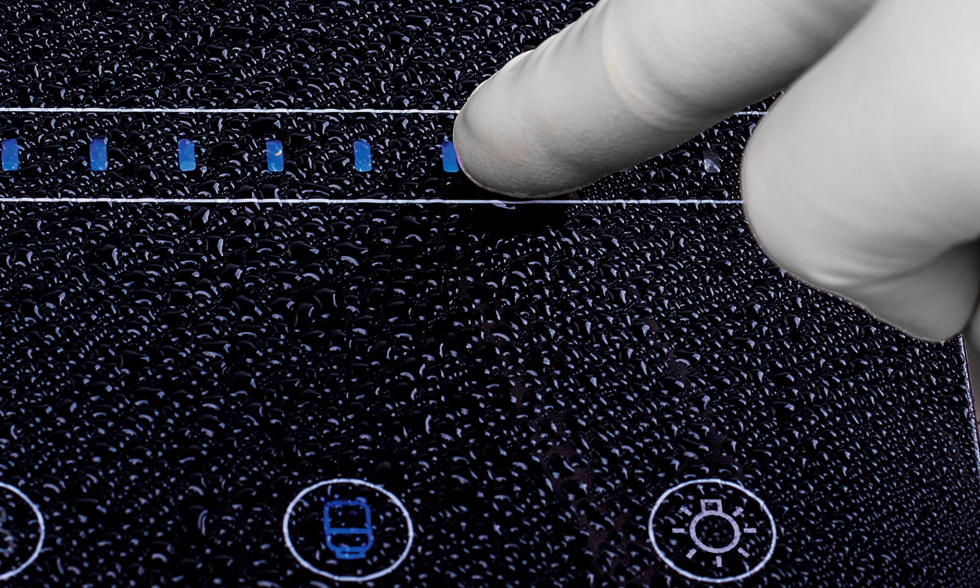 Citlivé dotykové ovládanie